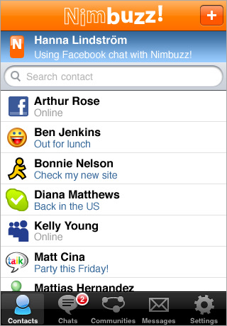 Nimbuzz Launches Free iPhone Application