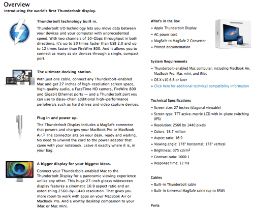 Apple Includes MagSafe to MagSafe 2.0 Adapter With Thunderbolt Display