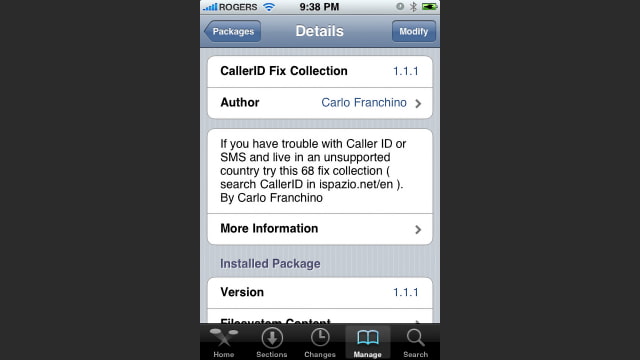 CallerID Fix Collection Updated for iPhone 2.2