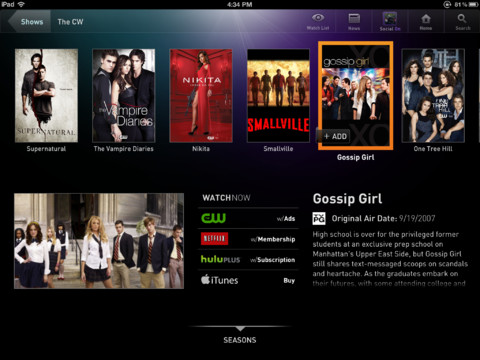 Fanhattan for iOS Adds Access to HBO Go, Cinemax, CW, NBC