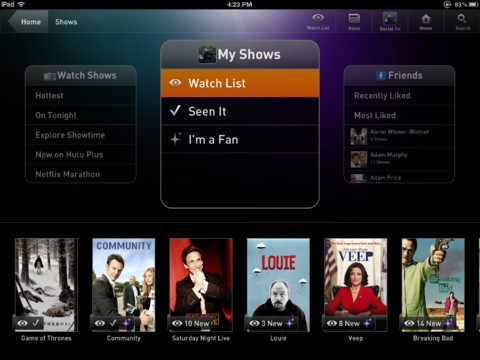 Fanhattan for iOS Adds Access to HBO Go, Cinemax, CW, NBC