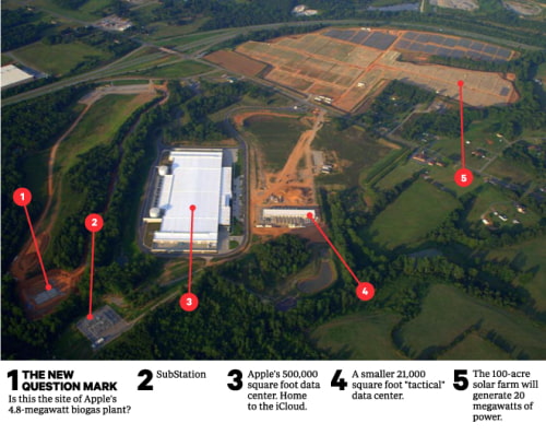 Aerial Photos Show Apple&#039;s New Tactical Data Center, Solar Farm