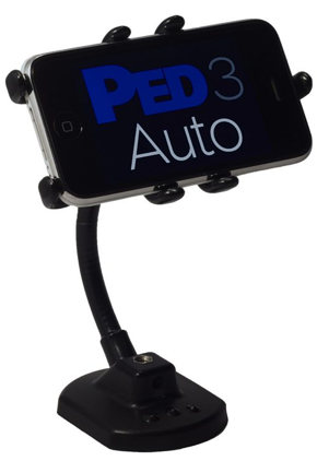 PED3-Auto Rotating iPhone Car Mount