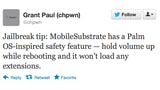 MobileSubstrate Has Built-In Palm OS-Inspired Safety Feature