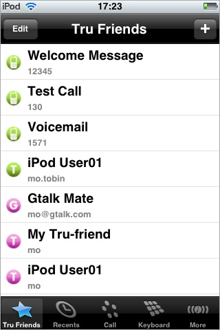 Truphone Turns iPod touch Into a Phone