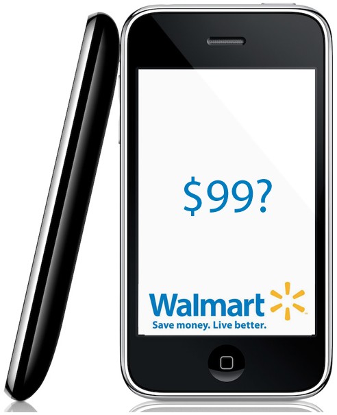 Wal-Mart to Sell 4GB iPhone For $99?