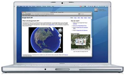 Google Earth.. in your browser.. on your Mac!