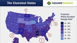 SquareTrade Study Shows States With Most iPhone and iPad Damage 