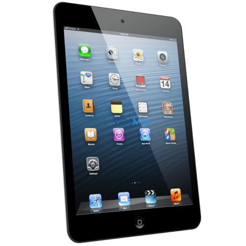 iPad Mini Renders Based Leaked Schematics, iPod Touch Style Bezel [Images]