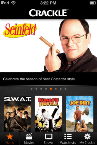 Crackle App Gets Updated With New Design, AirPlay Support