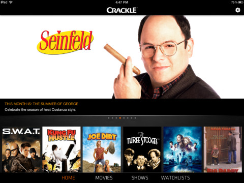 Crackle App Gets Updated With New Design, AirPlay Support