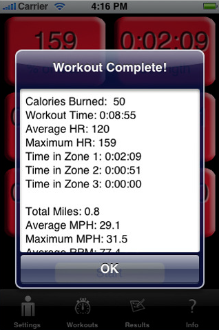 iSPINNING Cardio and Cycling iPhone App