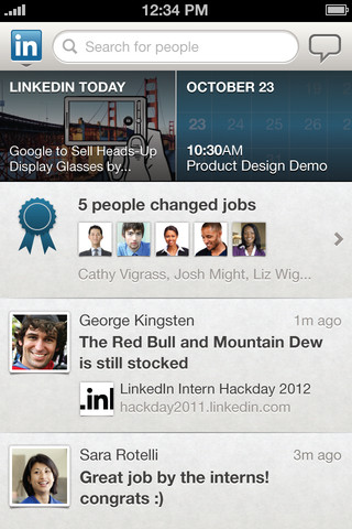 LinkedIn App Gets Updated With Push Notifications