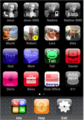 Customized iPhone-Style Buttons