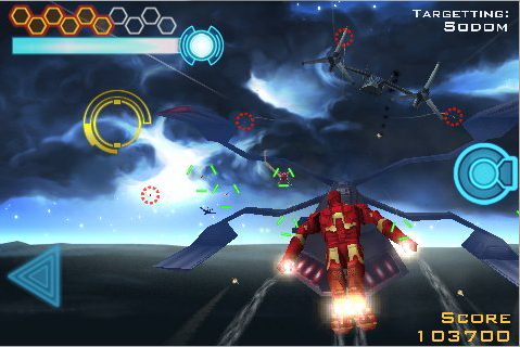 Iron Man Aerial Assault Game for iPhone