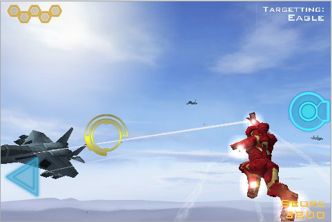 Iron Man Aerial Assault Game for iPhone