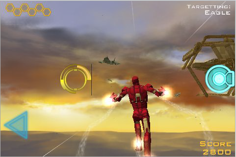 Iron Man Aerial Assault Game for iPhone