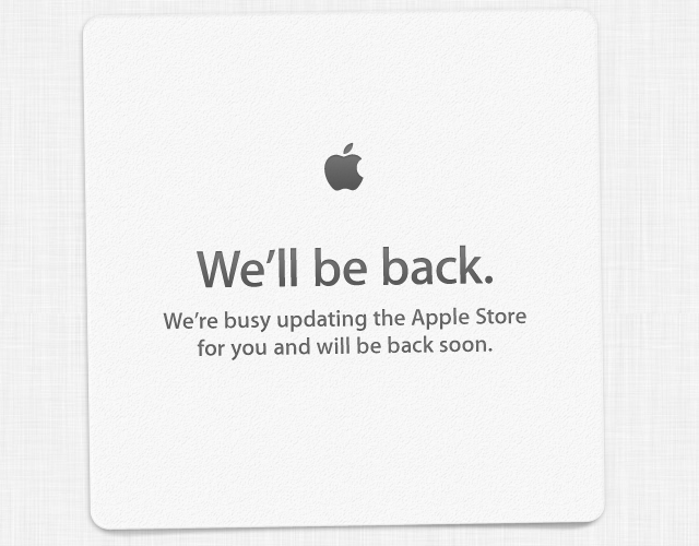 Apple Store Goes Down Ahead of iPhone 5 Announcement Apple Store Goes Down Ahead of iPhone 5 Announcement