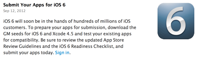 Apple Updates App Store Review Guidelines, Tells Developers to Prepare for iOS 6