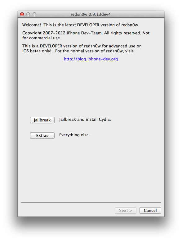 iPhone Dev-Team Updates RedSn0w to Jailbreak iOS 6 GM Seed
