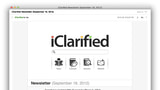 Sign Up for the Redesigned iClarified Newsletter