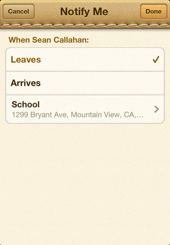 Find My Friends Gets Location Based Alerts