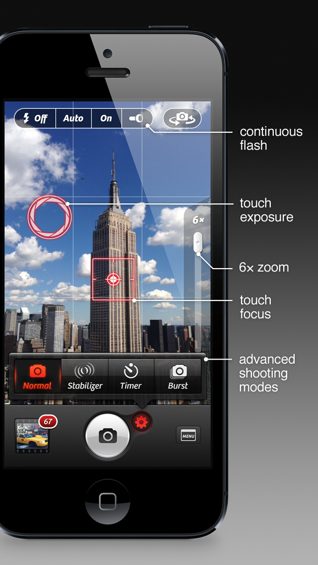 Camera+ Gets Updated With iOS 6, iPhone 5, and iCloud Sync Support