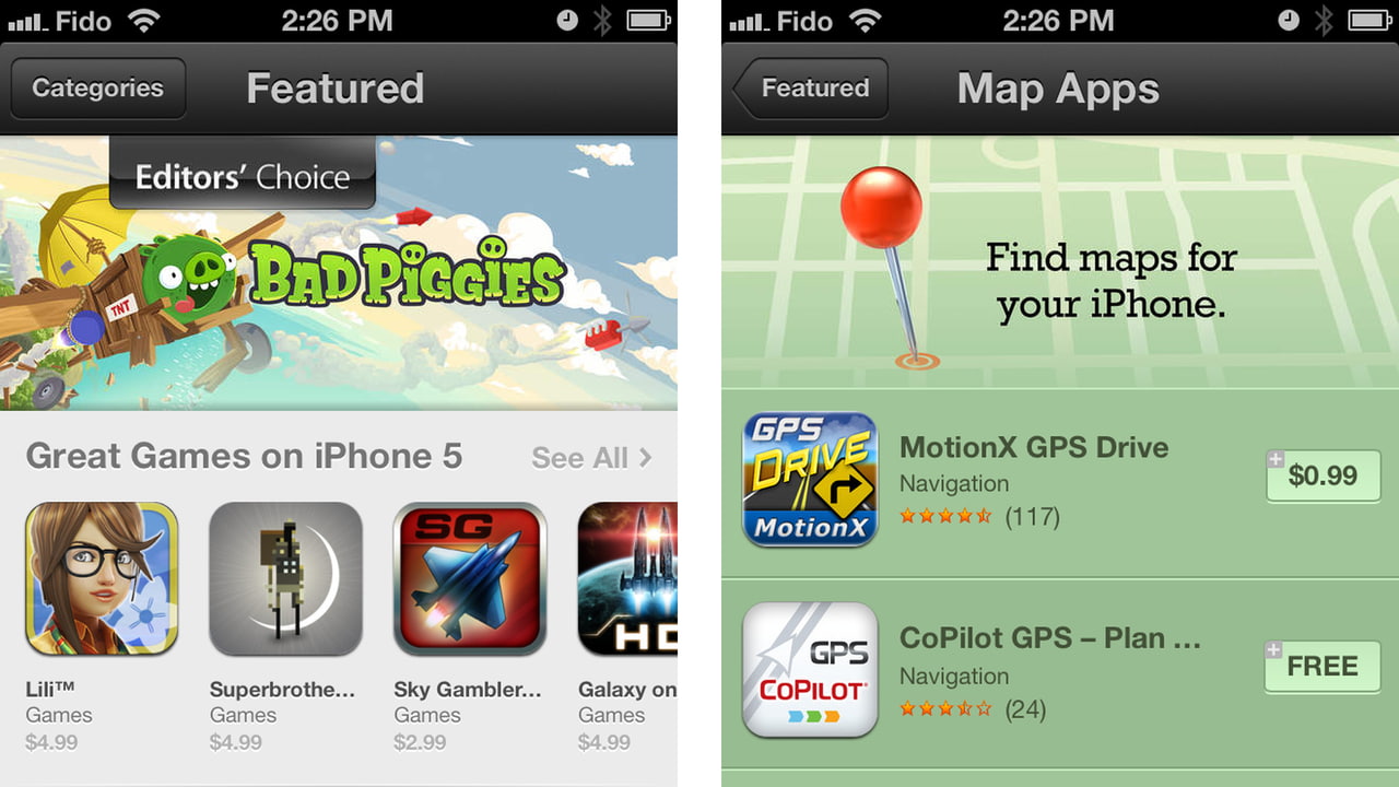 Apple Highlights Alternative Map Applications in the App Store - iClarified