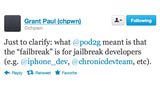 Chpwn's Jailbreak to be Reserved as 'Failbreak' for iOS Jailbreak Developers Only