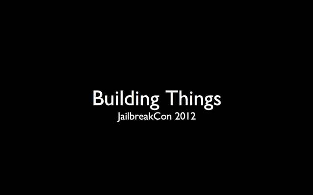 JailbreakCon Presentation Slides Posted for Download