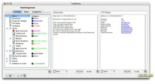 Tropical Software Releases TopXNotes 1.4.0