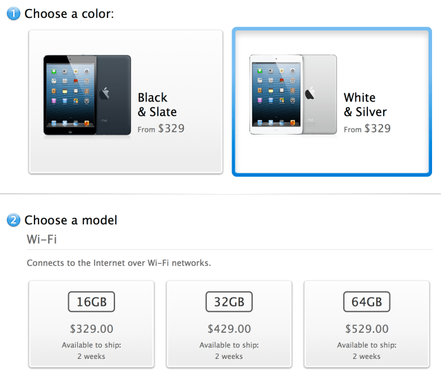 Apple Sells Out of Its First Batch of iPad Minis