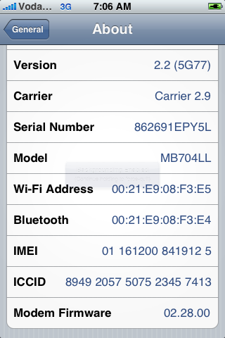 El Equipo iPhone Dev Desbloquea Banda Base 2.2