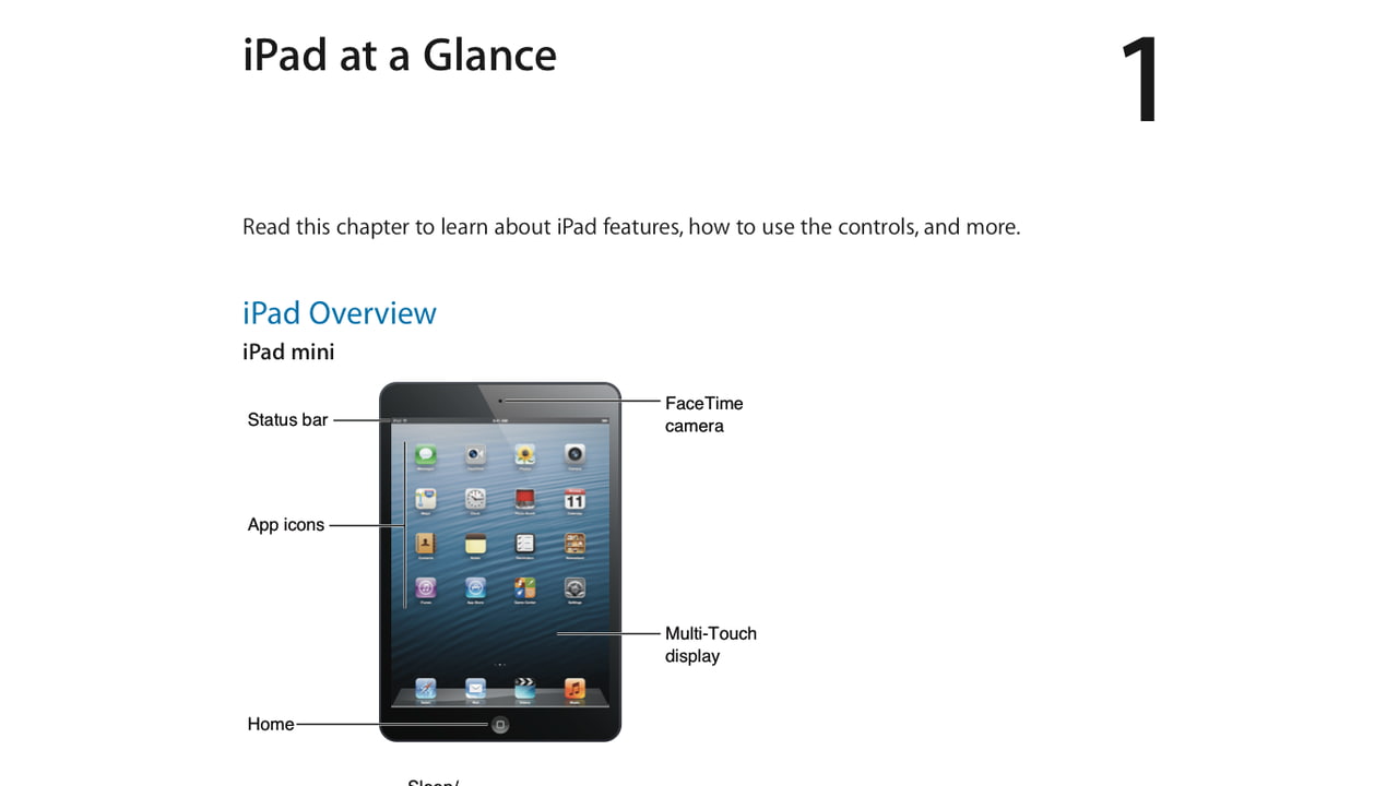Apple Posts iPad Mini User Guide [Download] - iClarified