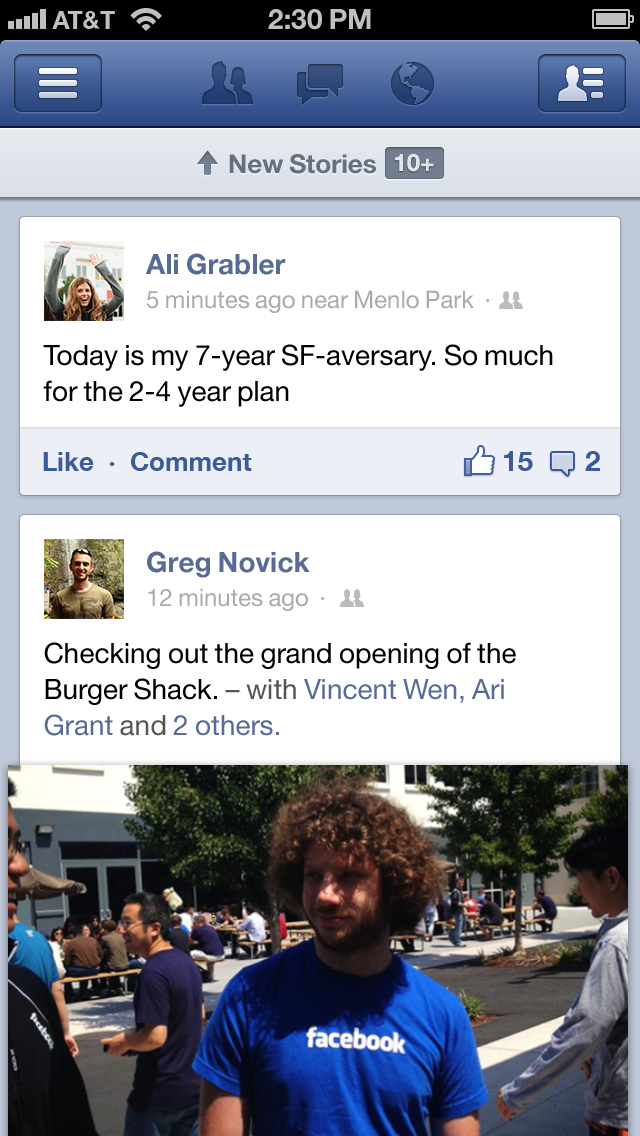 Facebook Updates Its iOS App With Faster Photo Sharing, Gifts, More