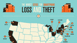 The Worst Cities for Smartphone Loss and Theft [Infographic]