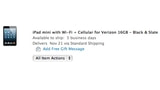 Apple Gives Delivery Dates to Cellular iPad Mini, iPad 4 Pre-Orders