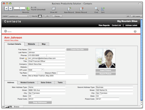 FileMaker Pro 10 Ships With New Interface