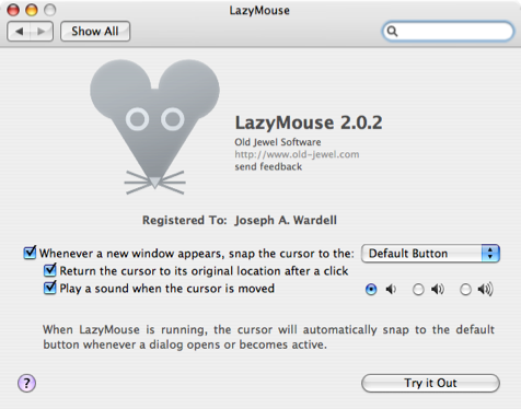 LazyMouse 2.0.3 Adds Leopard Support