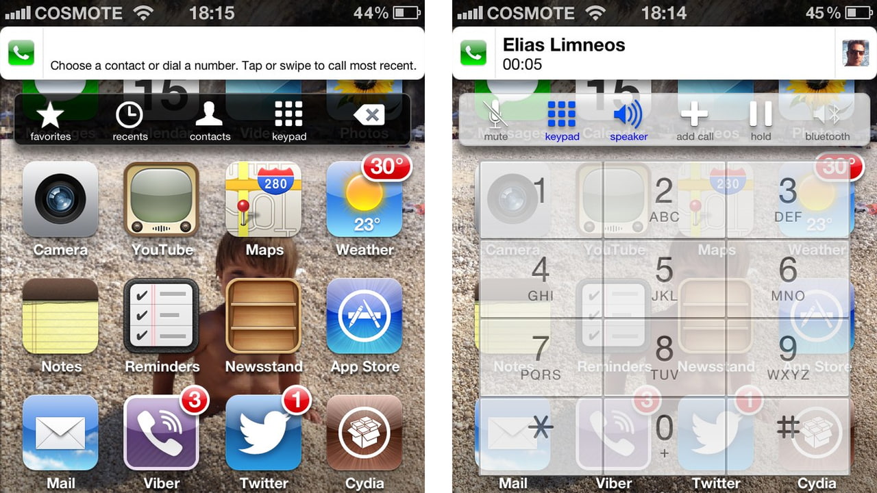 CallBar Tweak Gets Major Update, iOS 6 Support - iClarified