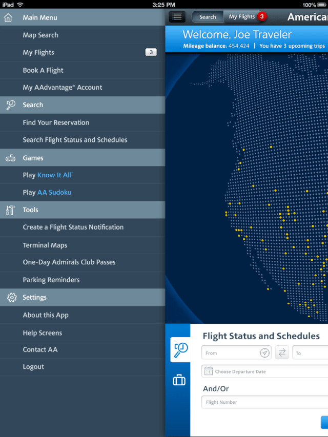 American Airlines Updates iPad App With New Look