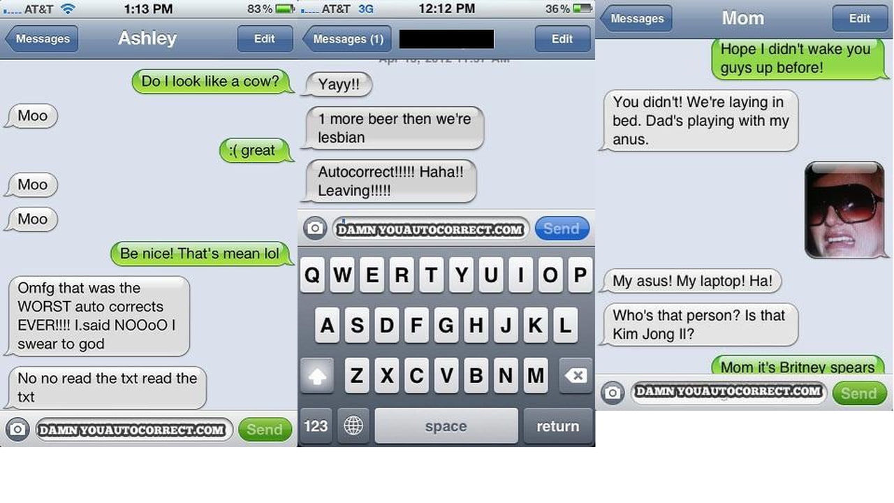 The Funniest Auto Correct Texts of 2012 [List] - iClarified