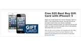 Best Buy Offers Free $25 Gift Card With Purchase of iPhone 5