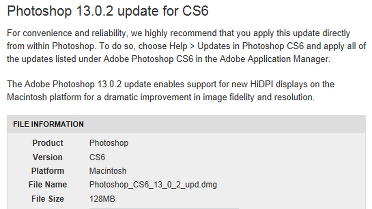Adobe Releases Retina Display Update To Photoshop Cs6 Illustrator Cs6 Iclarified