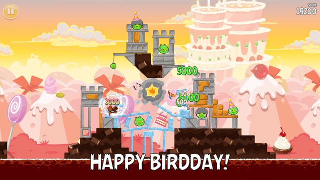 Angry Birds Turns Three, Adds Thirty New Levels, Pink Bird, iPhone 5 Support