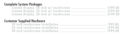 Troll Touch Touchscreen for Apple 24-inch Cinema Display