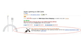 Amazon Lists Its Own Lightning Cables for Sale, Then Pulls From U.S. Store