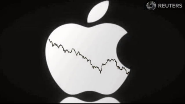 Watch Apple&#039;s Stock Drop From $700 to $520 [Video]