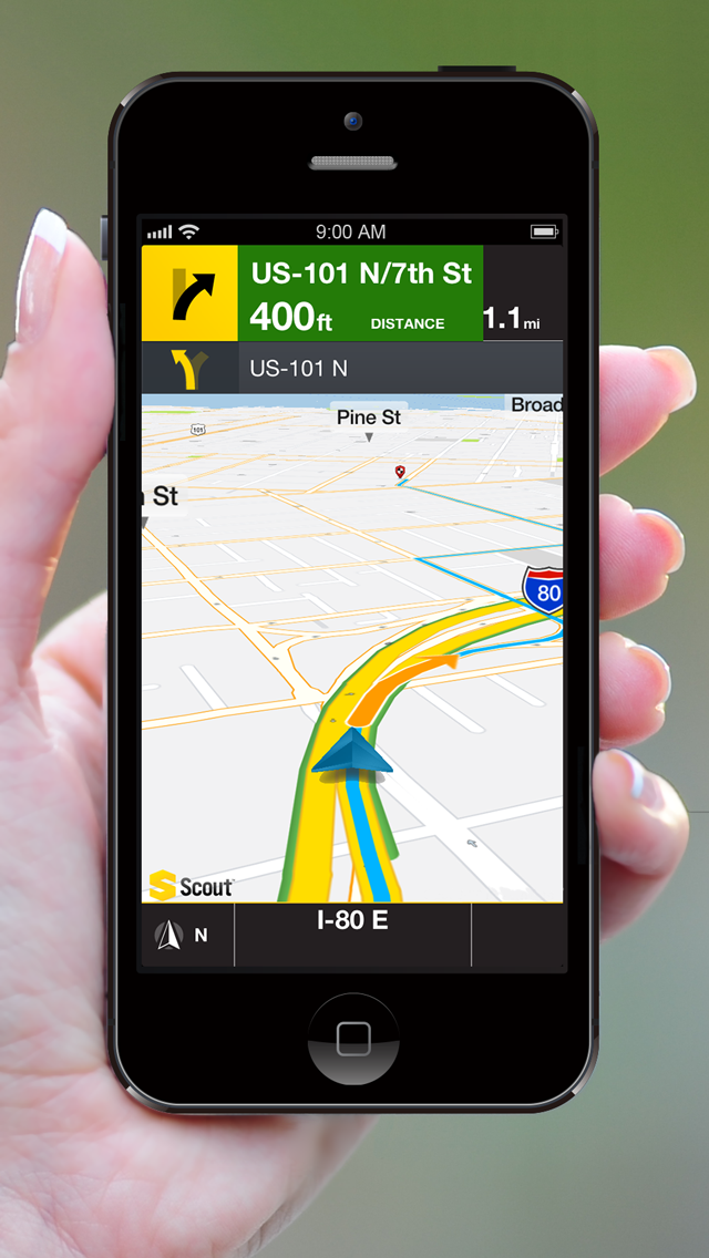 Scout GPS Voice Navigation App Gets iPhone 5 Support