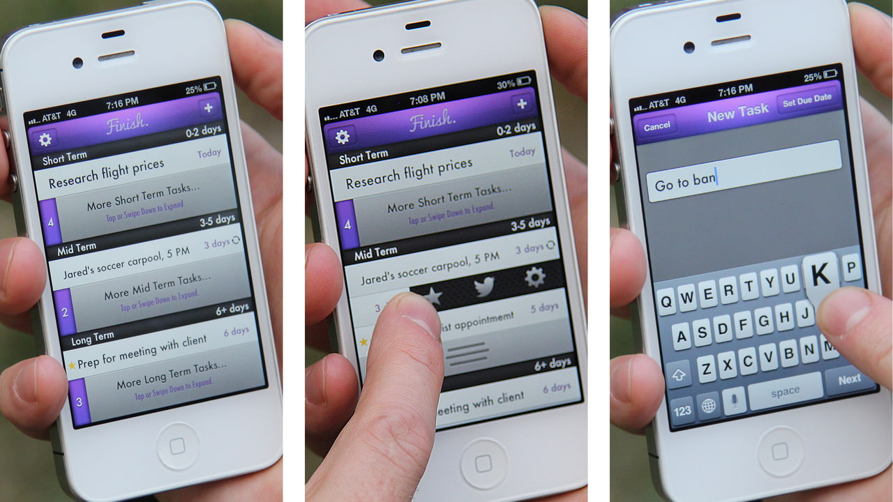 Finish is a New Timeframe-Focused To-Do List App for iPhone - iClarified